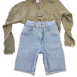 Vintage Jean shorts, marked size 3/4 (Msmts in pics)